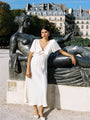 Brunello Ivory Satin Dress