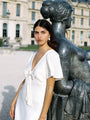 Brunello Ivory Satin Dress