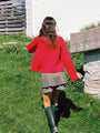 Brolio Red Wool Pullover