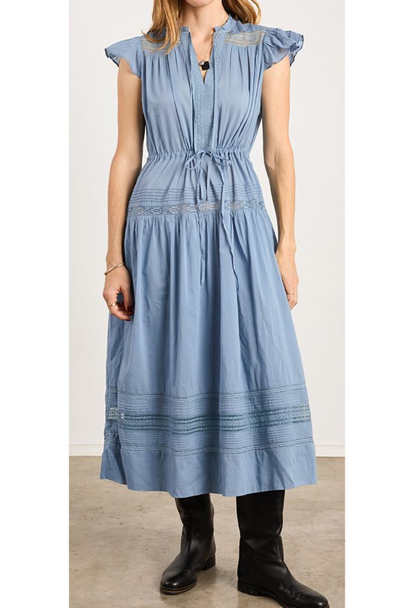 Laurine Cotton Slate Dress