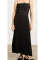 Beverly Black Georgette Silk Dress