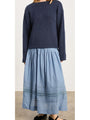 Sadie Denim Wool Blend Pullover