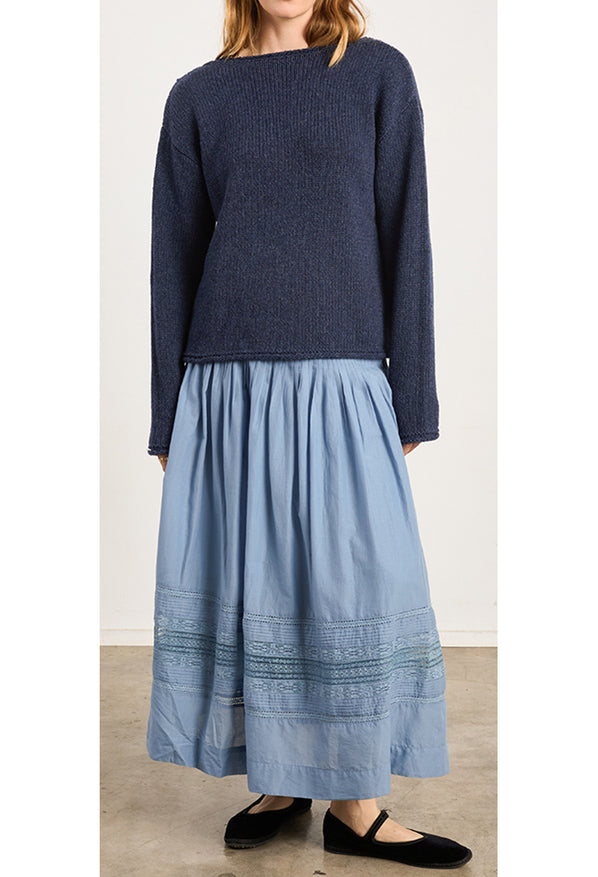 Sadie Denim Wool Blend Pullover