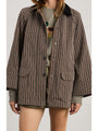Logan Saddle Stripe Twill Jacket
