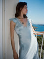 Isol Bleu Silk Dress