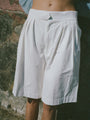 Aldine White Chino Short