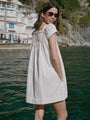 Brynn Ivory Cotton Poplin Dress