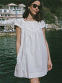 Brynn Ivory Cotton Poplin Dress