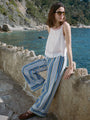 Lexi Floral Embroidered White Voile Tank