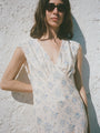 Marja Ivory Silk Dress