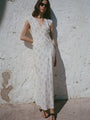 Marja Ivory Silk Dress