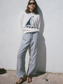 Josette Ivory Cotton Knit Pullover