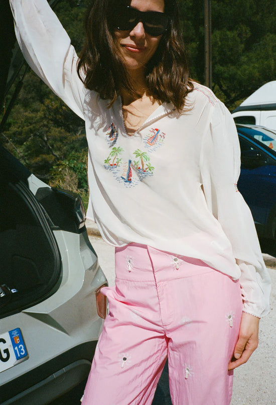 Danita Souvenir Silk Top