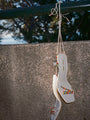 Larroudé x Ciao Lucia: Eloisa Sandal Ivory Leather