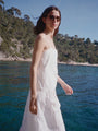 Katy White Cotton Voile Dress