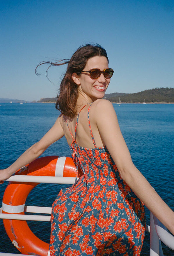 Volta Surf Cotton Shirting Dress
