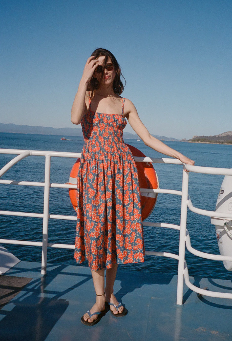 Volta Surf Cotton Shirting Dress