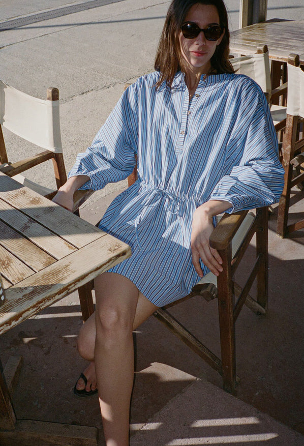 Felina Stripe Shirting Dress