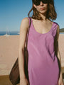 Leticia Orchid Satin Dress