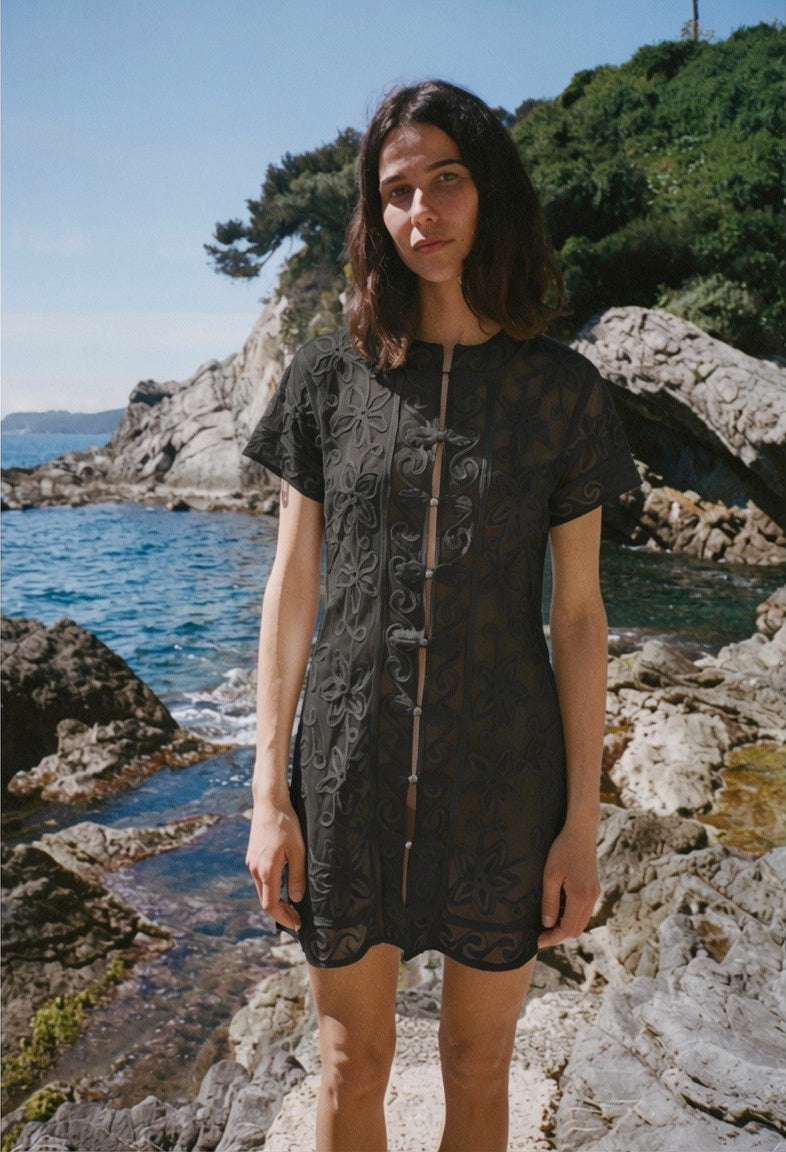 Nikolita Black Soutache Dress – Ciao Lucia