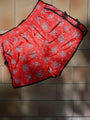 Bibbi Red Begonia Silk Short