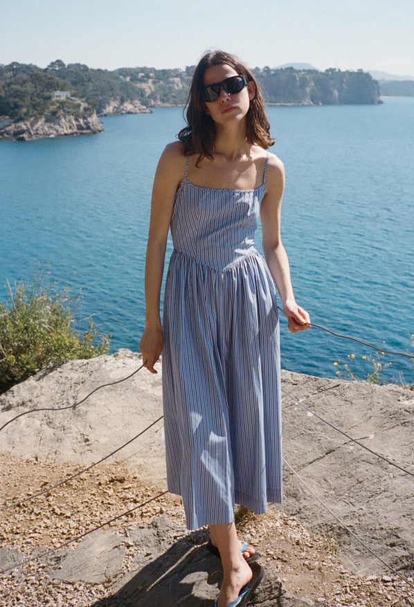 Neroni Stripe Shirting Dress