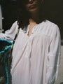 Ingrid White Cotton Voile Dress