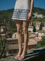 Larroudé x Ciao Lucia: Eloisa Sandal Ivory Leather