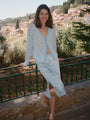 Jorgie Periwinkle Sheer Knit Cardigan