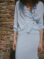 Jorgie Periwinkle Sheer Knit Cardigan