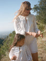 Jonita White Cotton Voile Dress