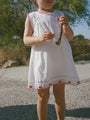 Ciao Bambini Ebba White Voile Dress