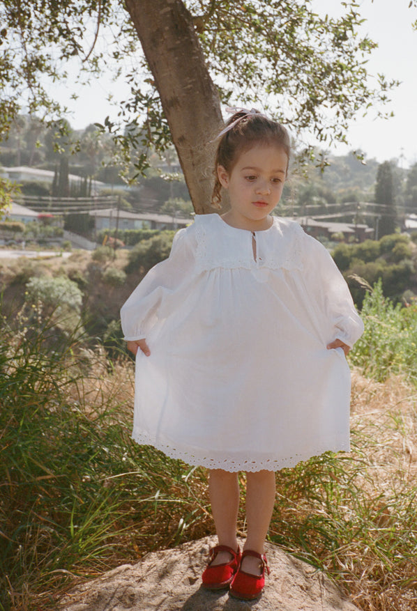 Ciao Bambini Jonita White Voile Dress