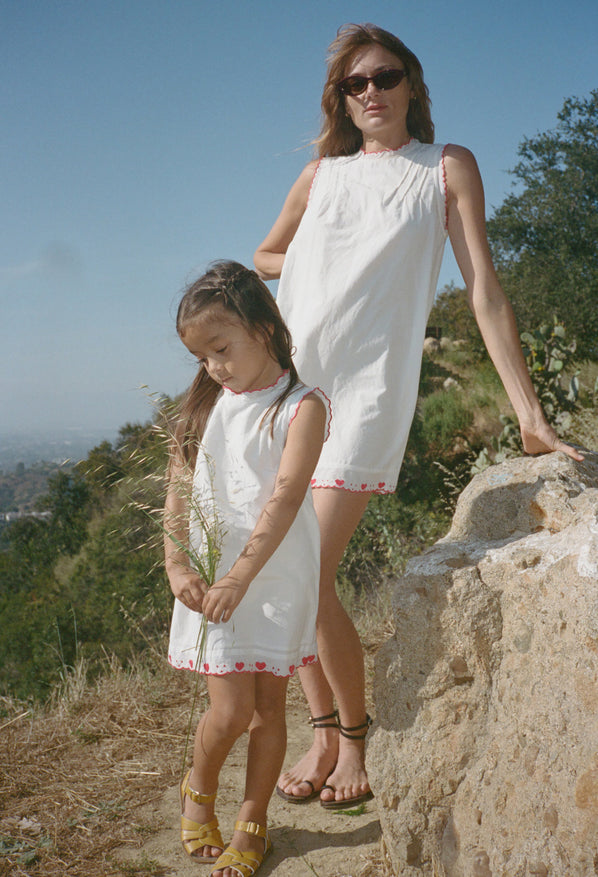 Ciao Bambini Ebba White Voile Dress
