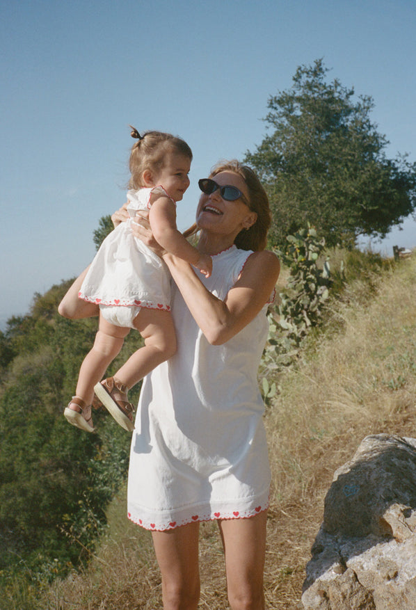 Ciao Bambini Ebba White Voile Dress