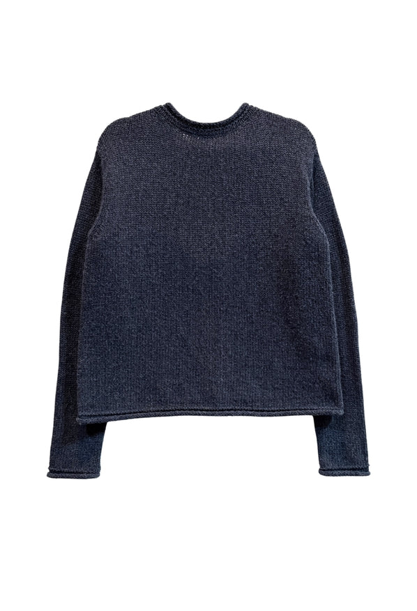 Sadie Merino Wool Pullover Navy