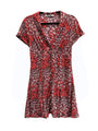 Julian Poppy Printed Silk Dress