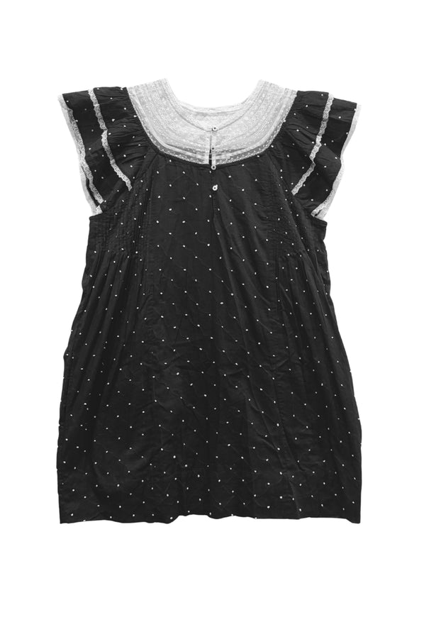 Ailon French Knot Cotton Voile Dress