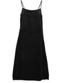 Beverly Black Georgette Silk Dress