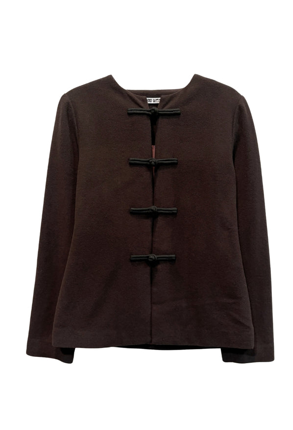 Danelle Brown Felt Coat