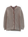 Julisa Oversized Crochet Cardigan Bone
