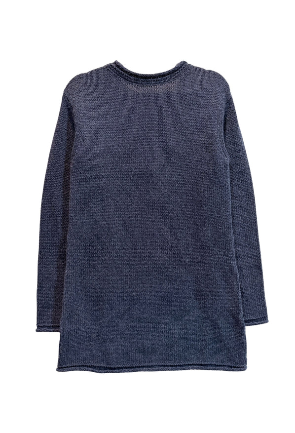 Tilda Merino Wool Dress Navy