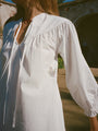 Tania White Cotton Poplin Dress