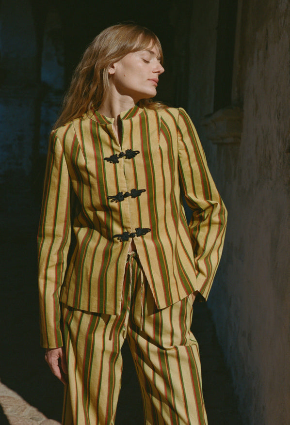 Yuli Venice Stripe Corduroy Pant