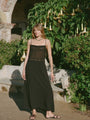 Beverly Black Georgette Silk Dress