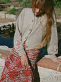 Olanna Poppy Silk Skirt