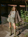 Mariko Khaki Chino Short