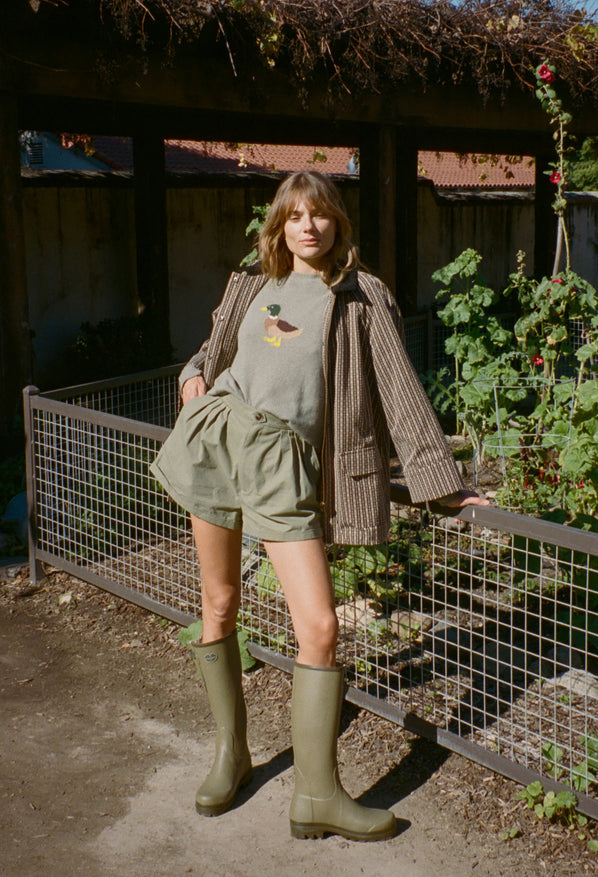 Mariko Khaki Chino Short