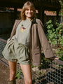 Mariko Khaki Chino Short