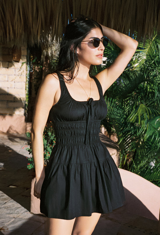 Gianluca Black Cotton Dress